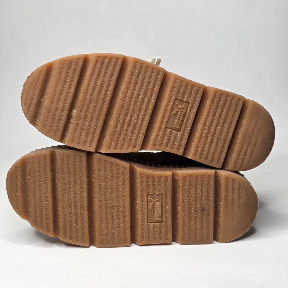 PUMA Fenty by Rihanna Cleated Creeper Suede Platform Sneakers Womens Sz 10 Shoes - Picture 10 of 12